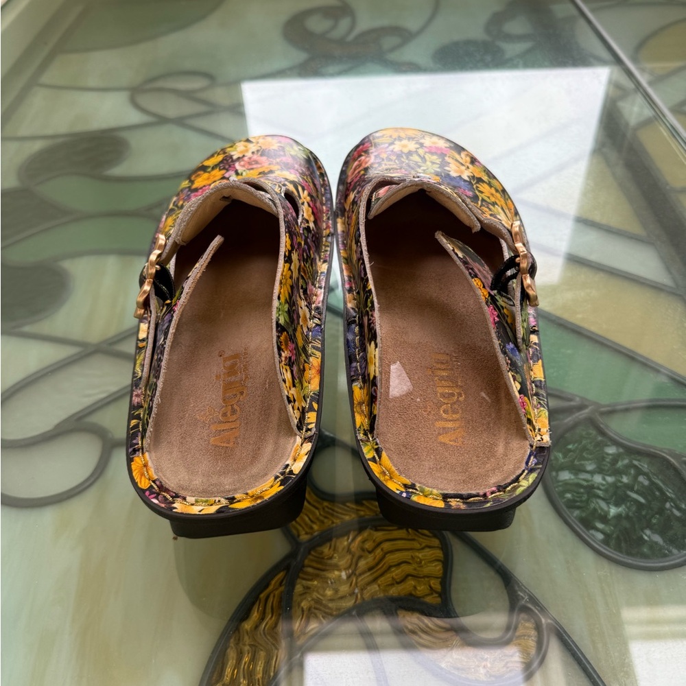 NWOT Algeria Classic Slip On Mule Clogs cultivate floral Size EU38 - Picture 5 of 8